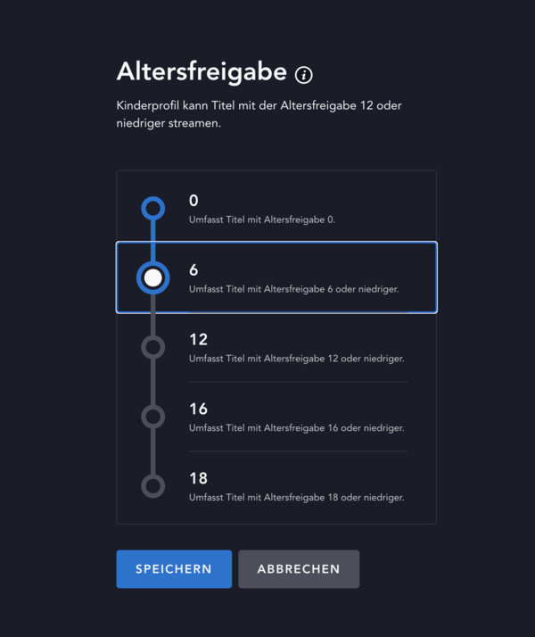 Beispiel: Altersfreigabe