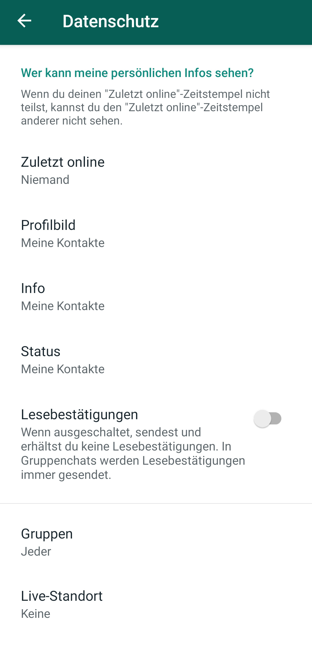 Nicht sehen status personen whatsapp 17 WhatsApp